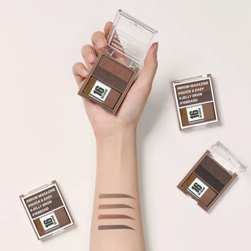 16BRAND 16 Brow Magazine Eyebrow (3colors)