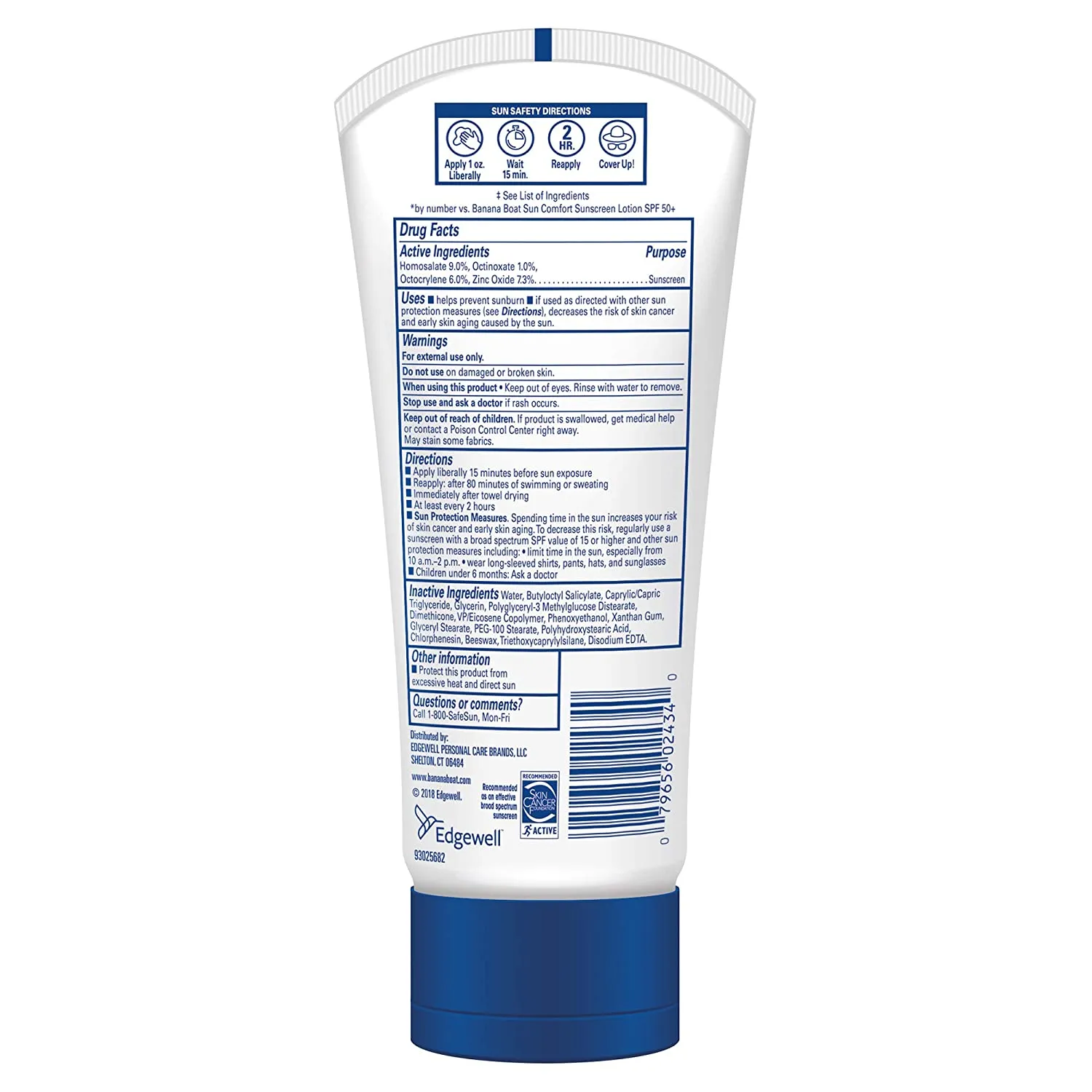 BANANA BOAT SPORT SPF 50  6 Oz