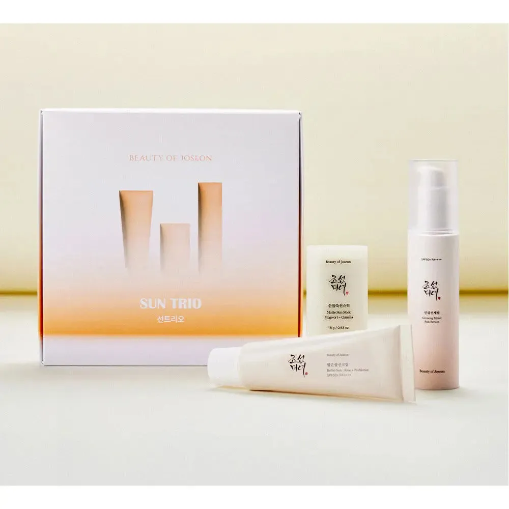 Beauty Of Joseon Perfect Hanbang Sun Trio Relief Sun   Matte Sun Stick   Sun Serum