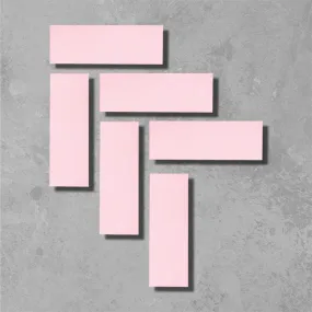 Blush Herringbone Tile