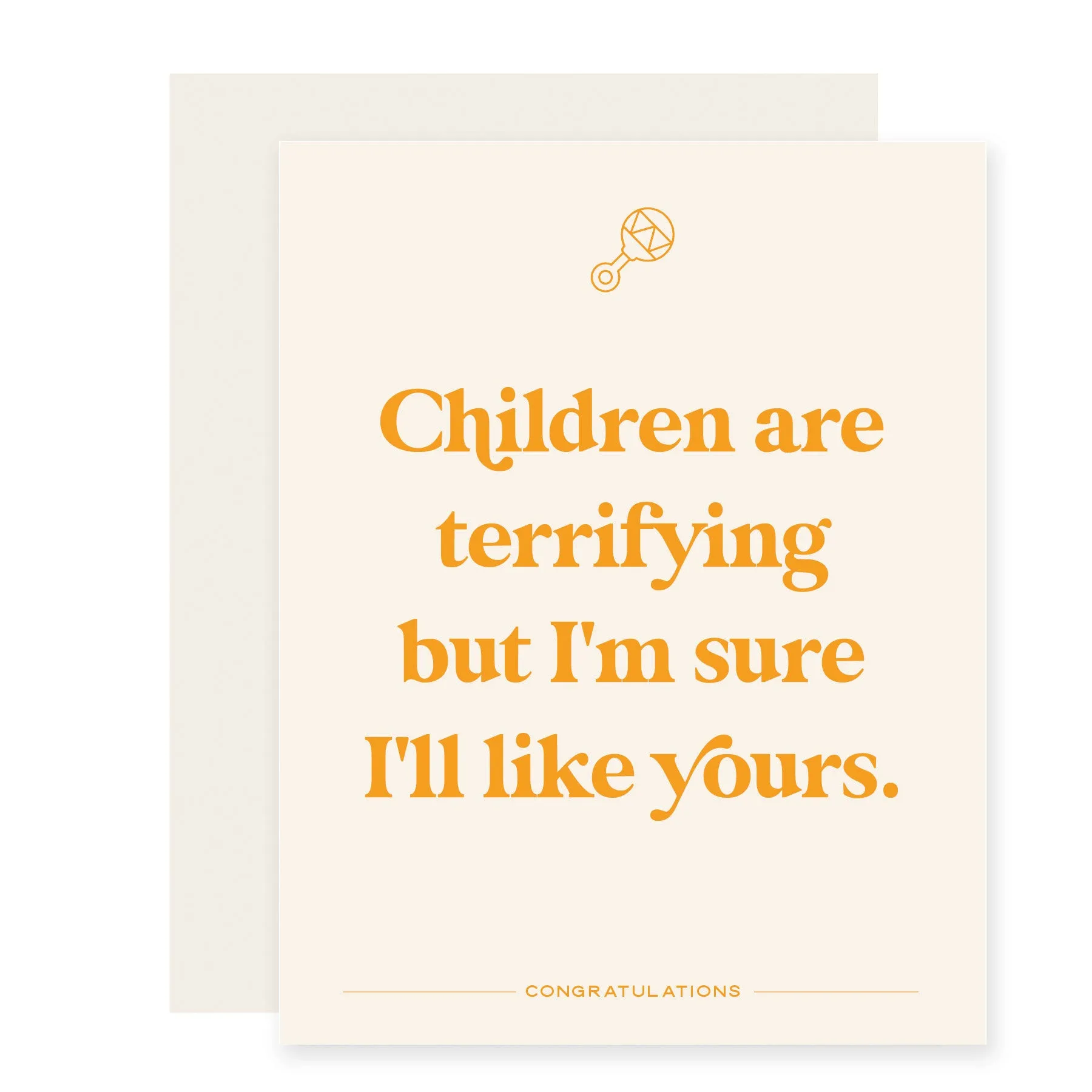 Children Are Terrifying | Funny New Baby Card
