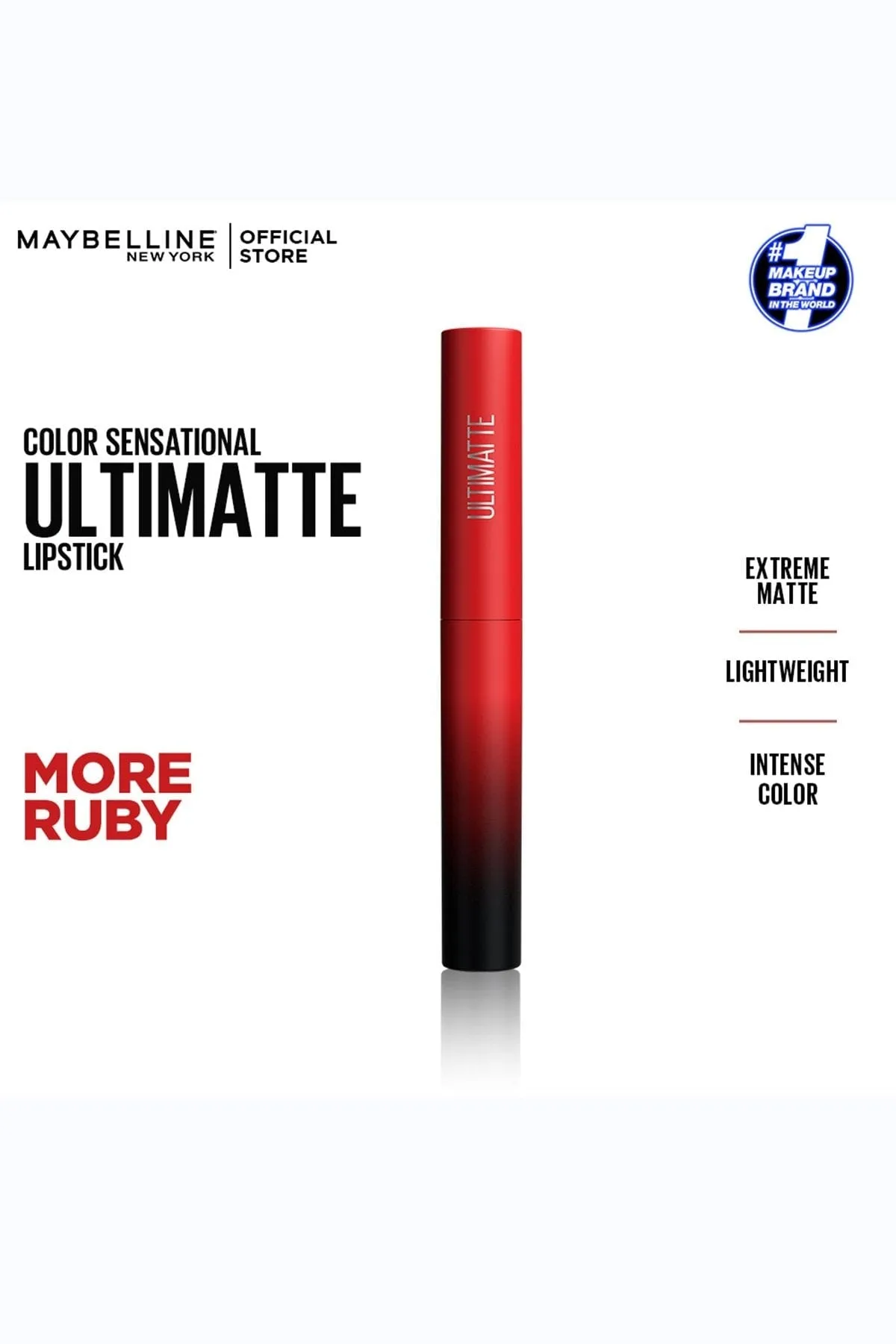 Color Sensational Ultimatte Lipstick - More Ruby