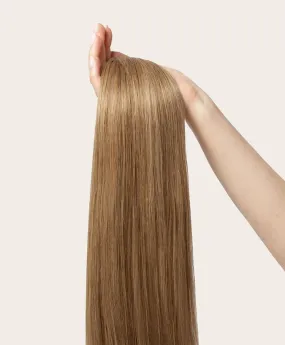 Dark Sandy Blonde, 20" Seamless Clip-In Hair Extensions, #10 | 180g