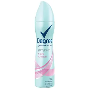 Degree Women Antiperspirant Deodorant Dry Spray Sheer Powder 3.8 oz