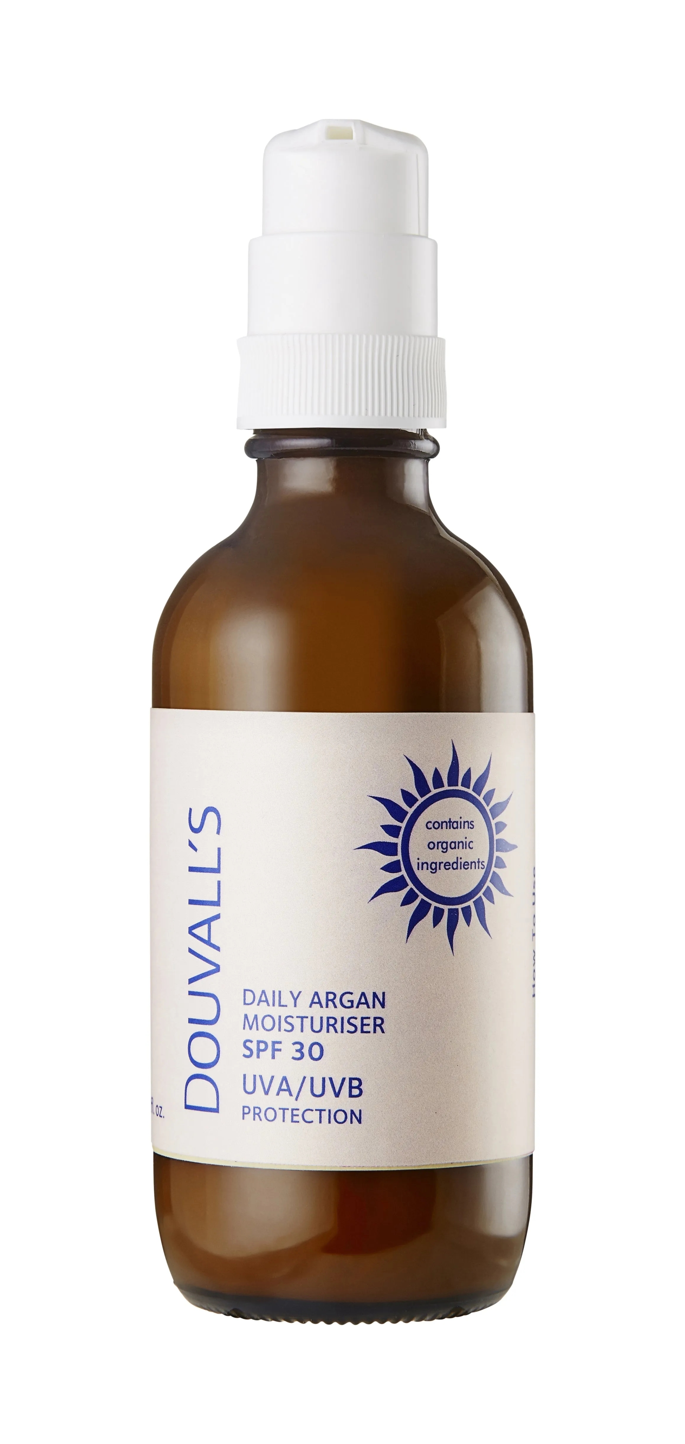 Douvall's Argan Daily Moisturiser with SPF30 UVA/UVB Protection, 120ml