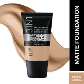 FC All Day Hydra Matte Foundation Medium Natural 022 18ml