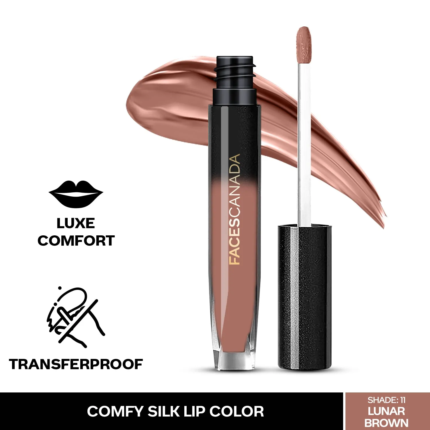 FC Comfy Silk Liquid Lip Color- Lunar Brown 11 3ml