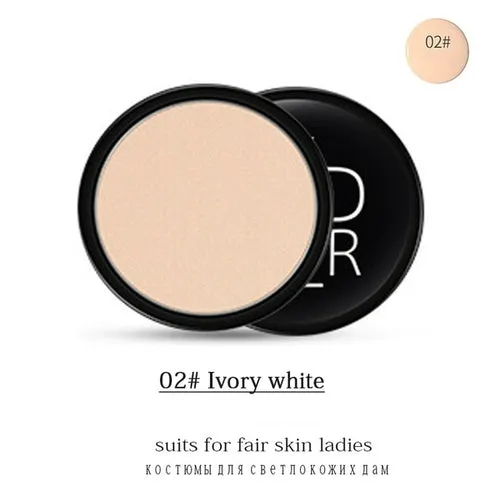 Full Coverage Long Lasting Makeup Face Powder Foundation Smoothing