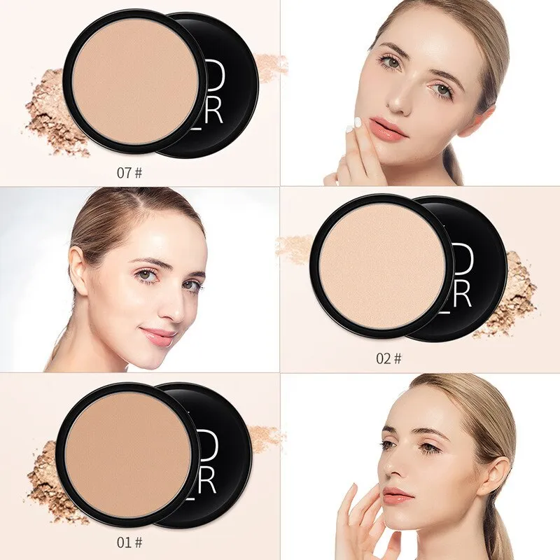 Full Coverage Long Lasting Makeup Face Powder Foundation Smoothing