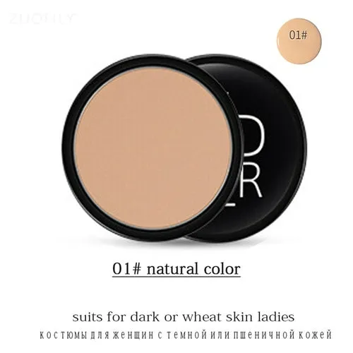 Full Coverage Long Lasting Makeup Face Powder Foundation Smoothing