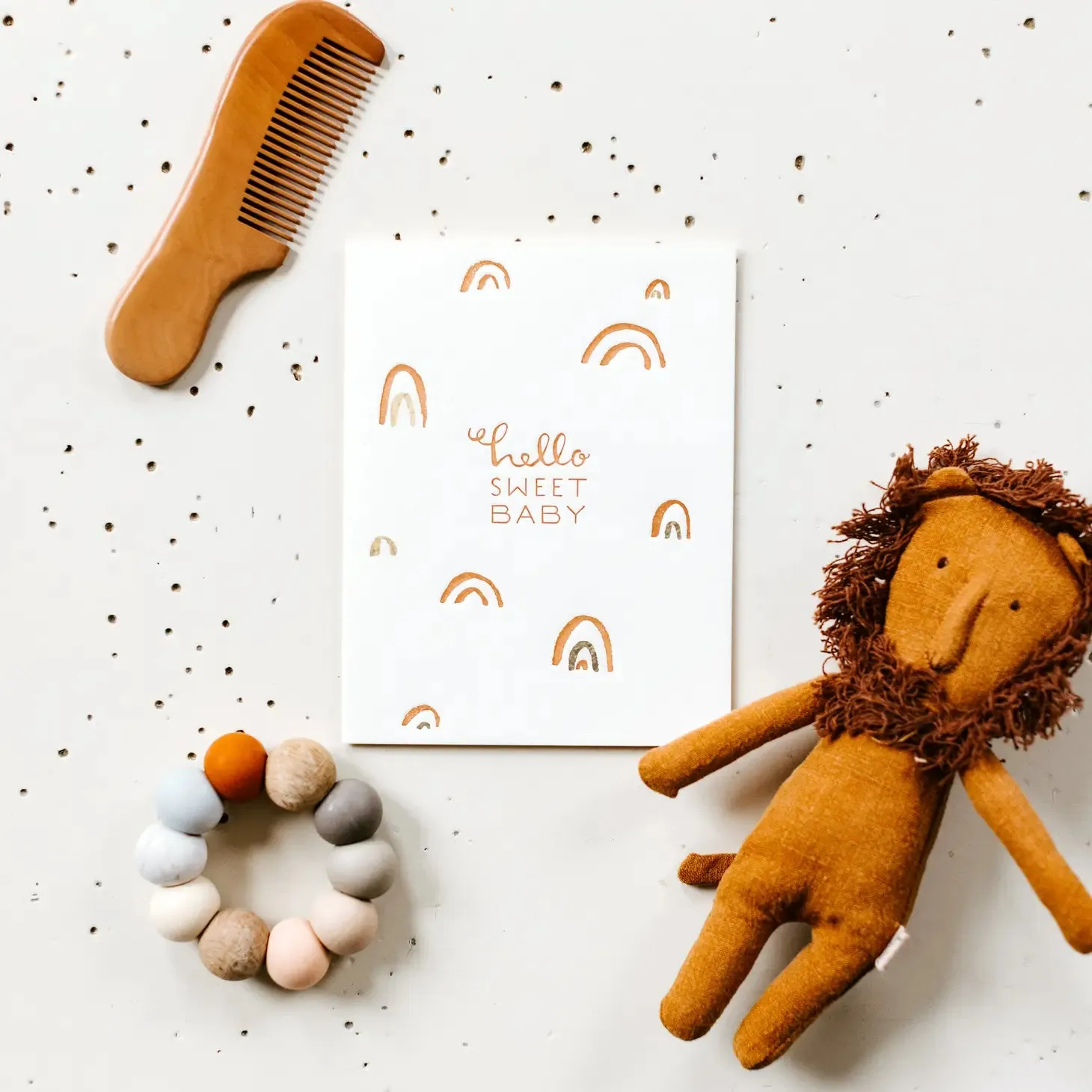Hello Sweet Baby - Letterpress Card