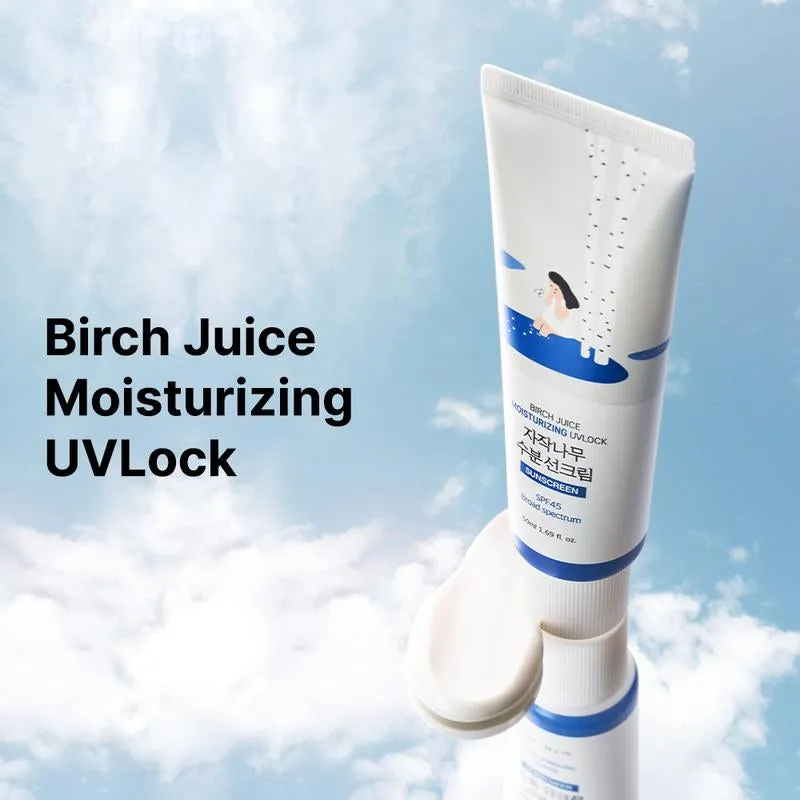 [Korean #1 Sunscreen] 1 1 Set, round LAB Birch Juice Moisturizing Sunscreen