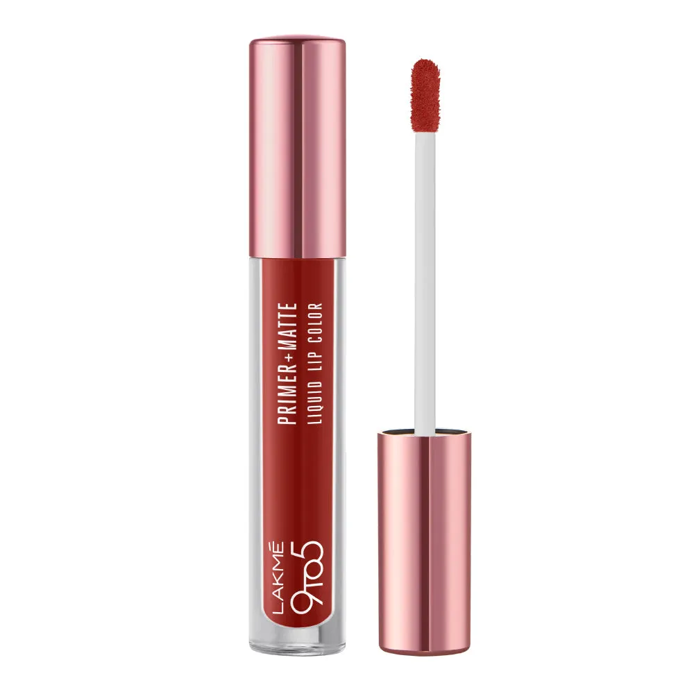 Lakmē 9to5 Primer   Matte Liquid Lip Color