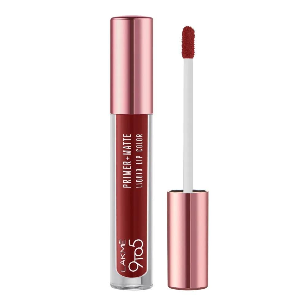 Lakmē 9to5 Primer   Matte Liquid Lip Color