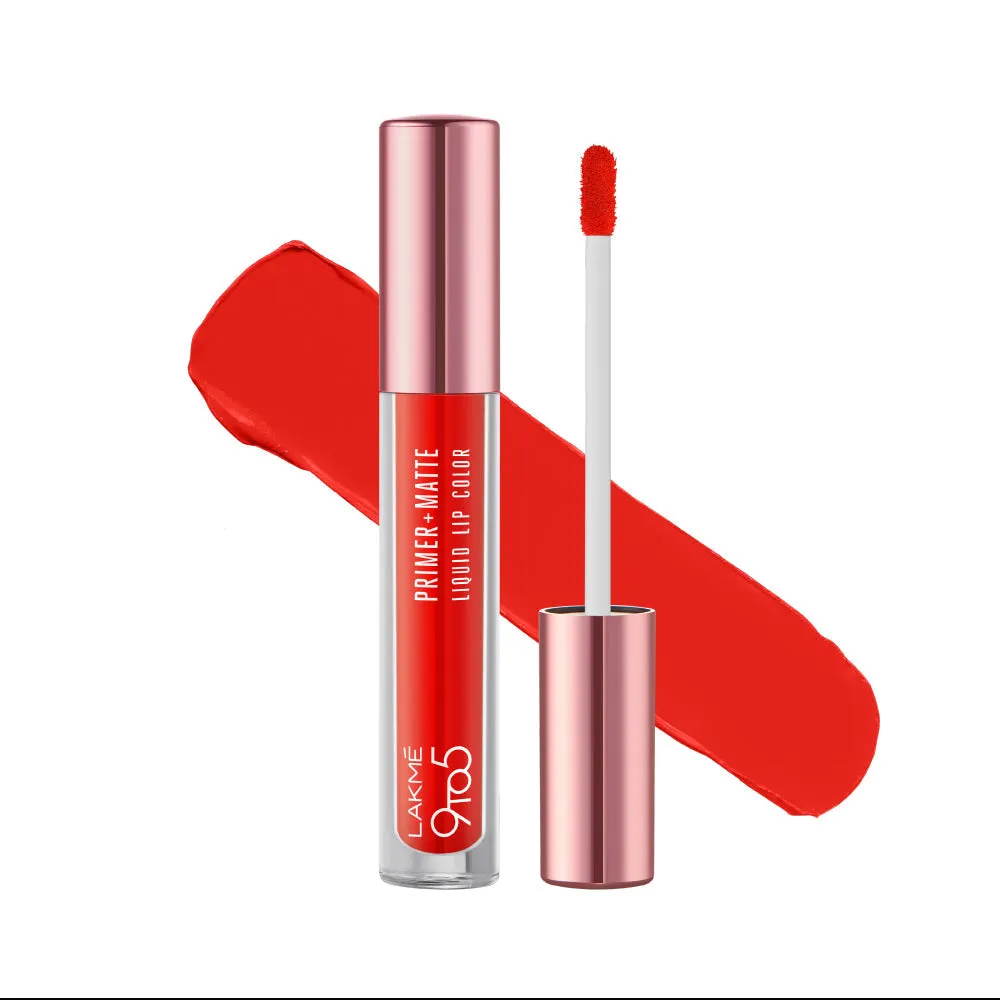 Lakmē 9to5 Primer   Matte Liquid Lip Color