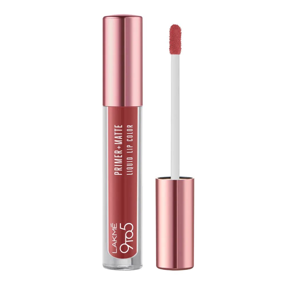 Lakmē 9to5 Primer   Matte Liquid Lip Color