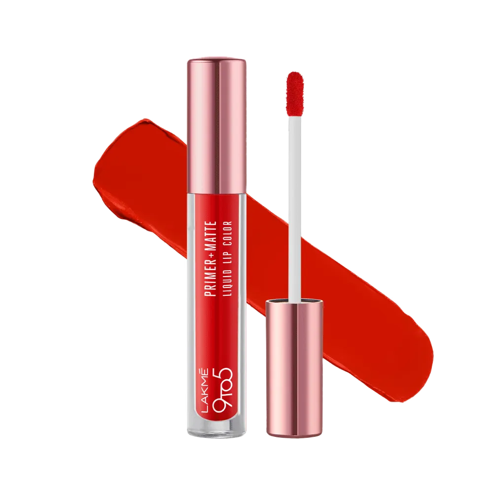 Lakmē 9to5 Primer   Matte Liquid Lip Color