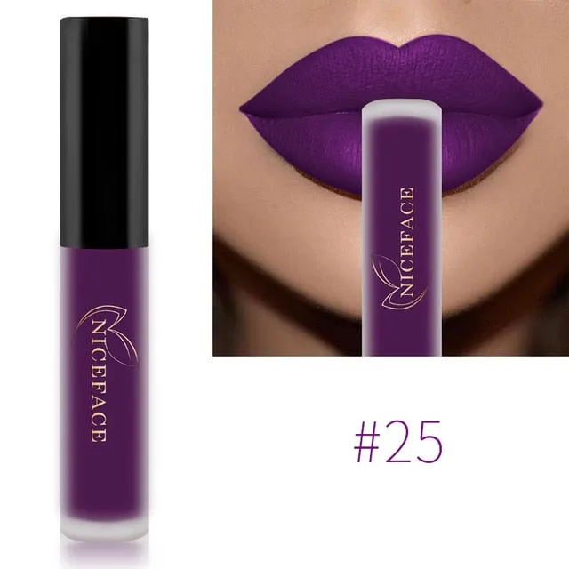 Lip Gloss Waterproof Nude Matte Liquid Lip Gloss