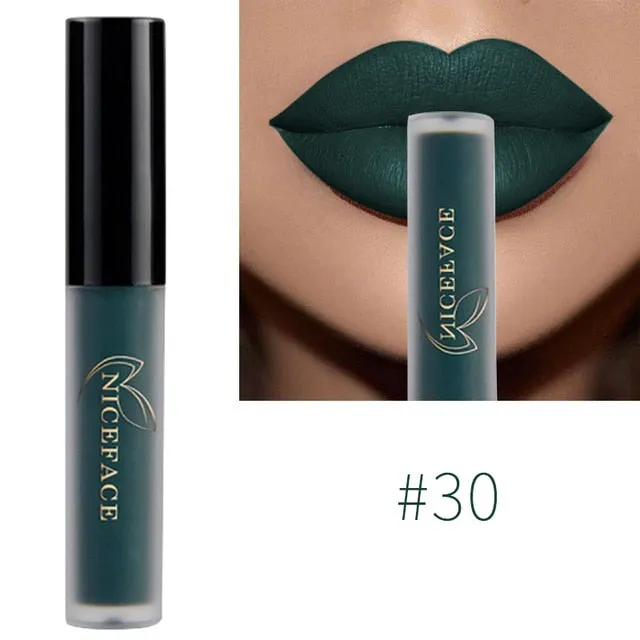 Lip Gloss Waterproof Nude Matte Liquid Lip Gloss