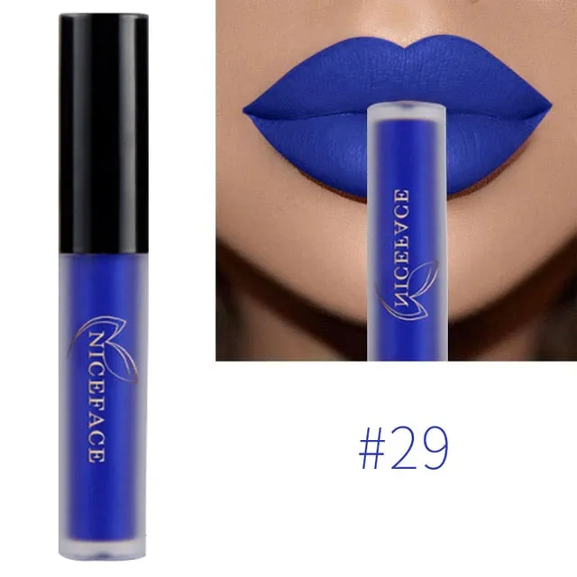 Lip Gloss Waterproof Nude Matte Liquid Lip Gloss