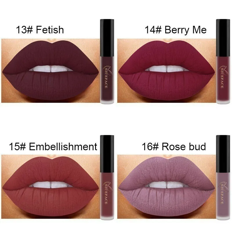 Lip Gloss Waterproof Nude Matte Liquid Lip Gloss