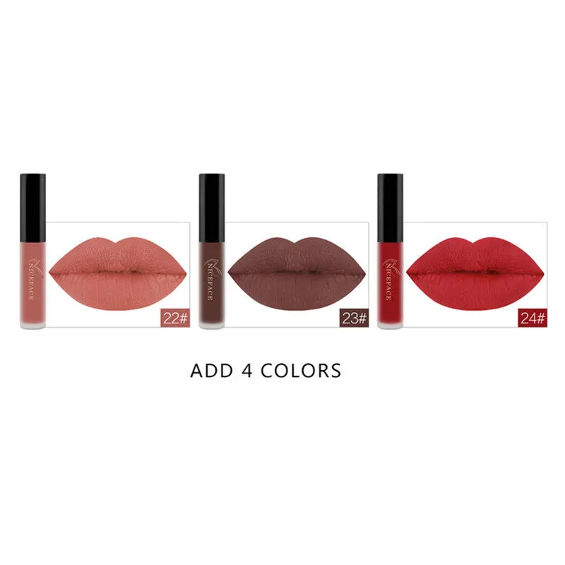 Lip Gloss Waterproof Nude Matte Liquid Lip Gloss