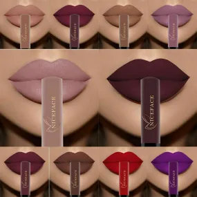 Lip Gloss Waterproof Nude Matte Liquid Lip Gloss