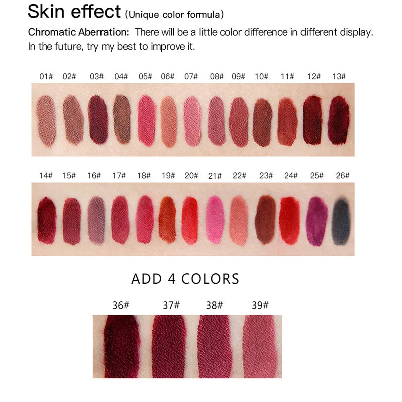 Lip Gloss Waterproof Nude Matte Liquid Lip Gloss