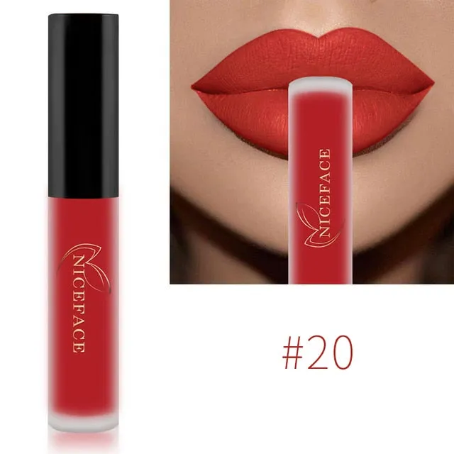 Lip Gloss Waterproof Nude Matte Liquid Lip Gloss