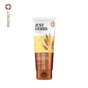 Moisturising Sunscreen Gel with SPF 35  PA     with Jojoba and Wheatgerm - Just Herbs