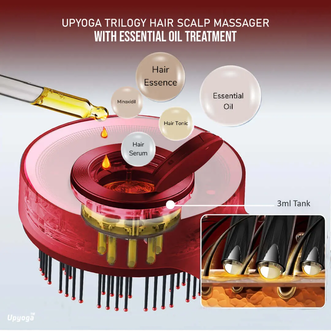 🔥Multi-function scalp massager infrared hair health and beauty comb