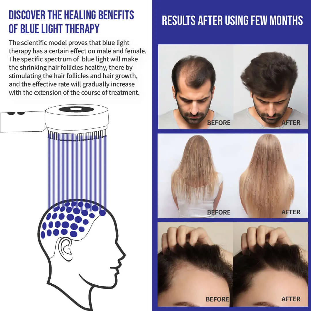 🔥Multi-function scalp massager infrared hair health and beauty comb