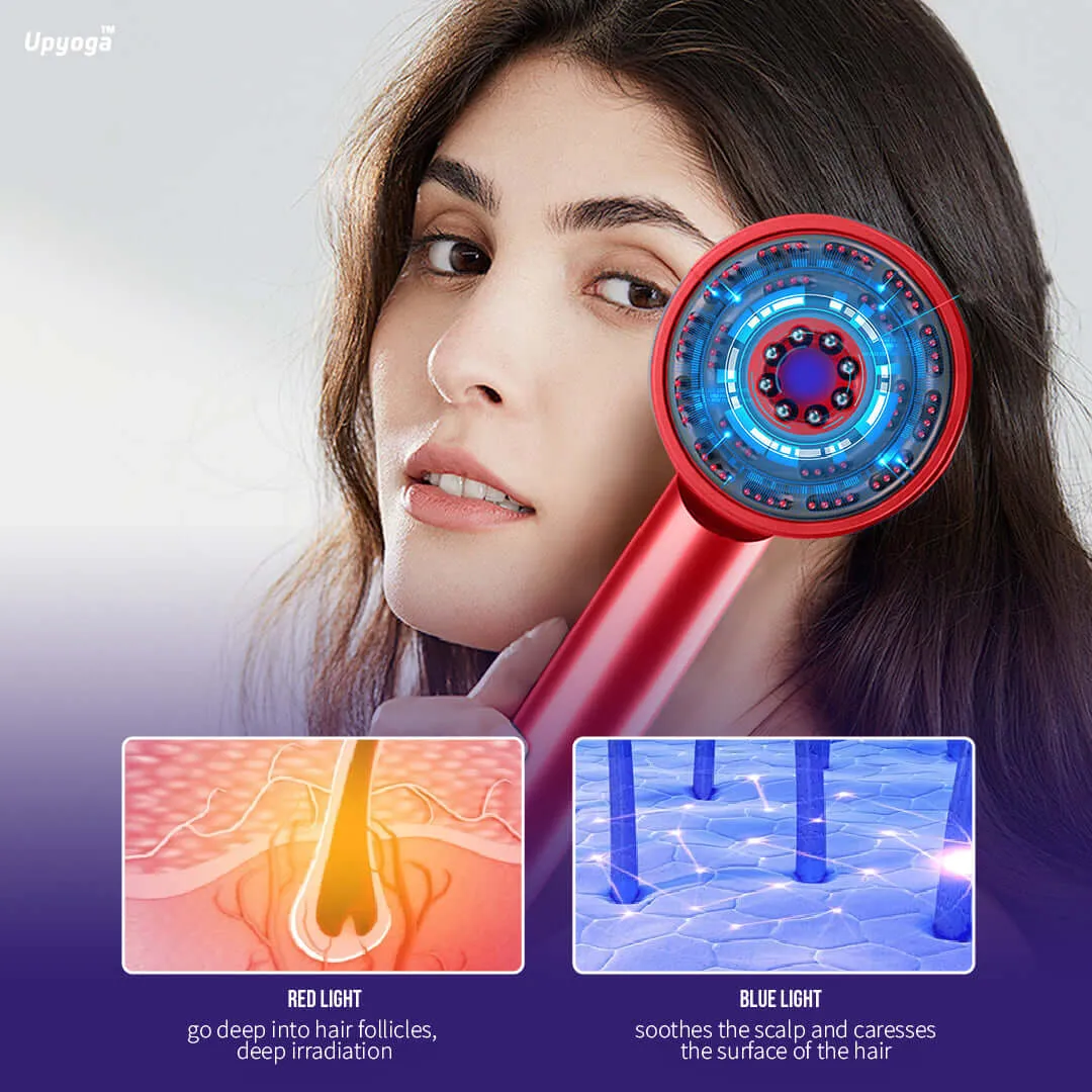 🔥Multi-function scalp massager infrared hair health and beauty comb