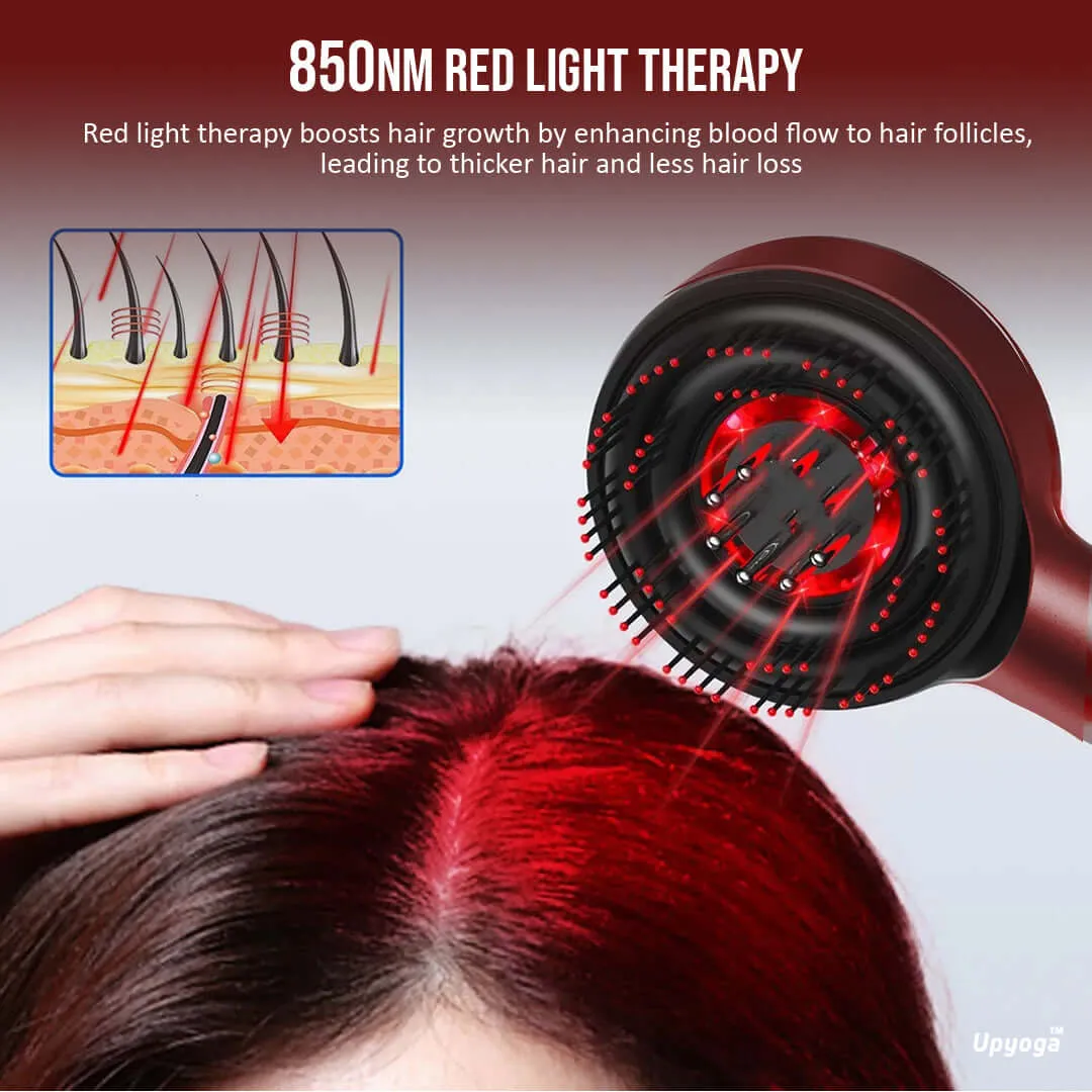 🔥Multi-function scalp massager infrared hair health and beauty comb