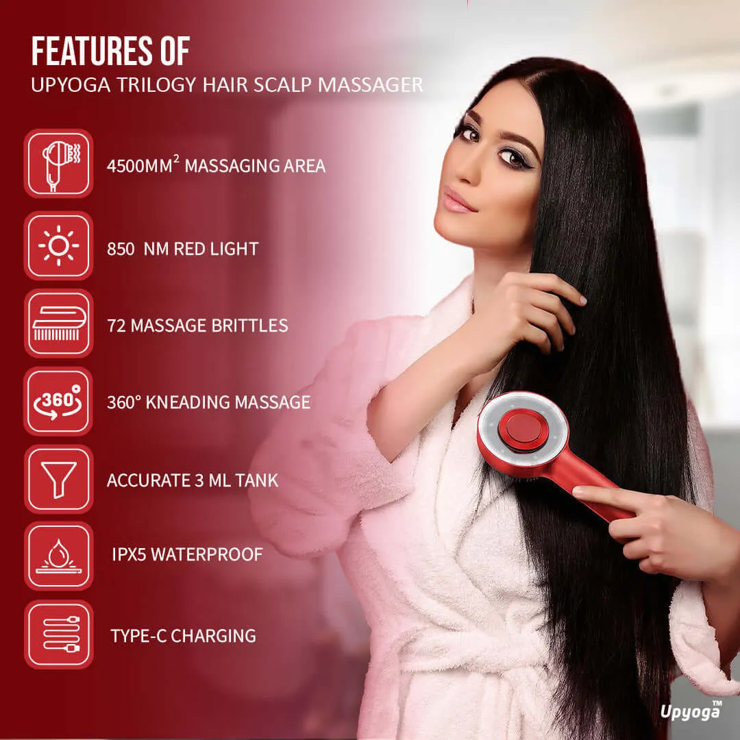 🔥Multi-function scalp massager infrared hair health and beauty comb