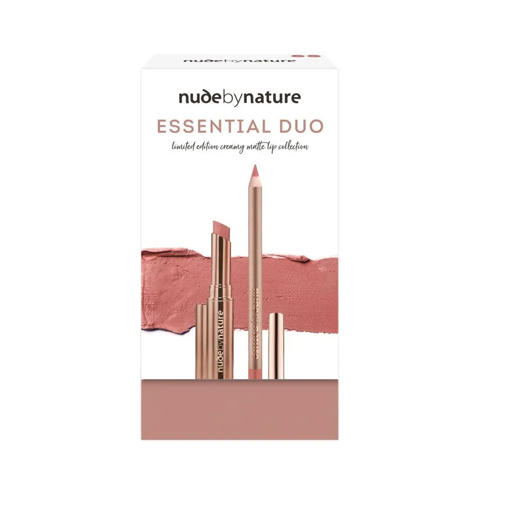 NUDE BY NATURE Essential Duo Lip Kit - Blush Nude