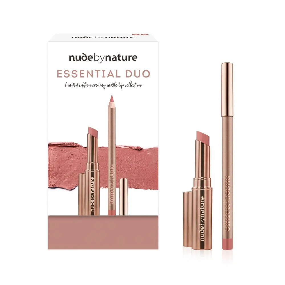 NUDE BY NATURE Essential Duo Lip Kit - Blush Nude