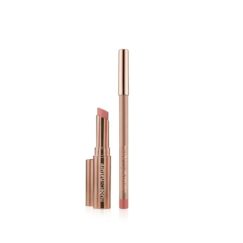 NUDE BY NATURE Essential Duo Lip Kit - Blush Nude