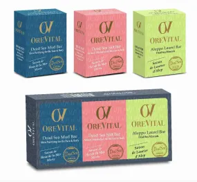 Orevital Trio Variety Mineral Soaps