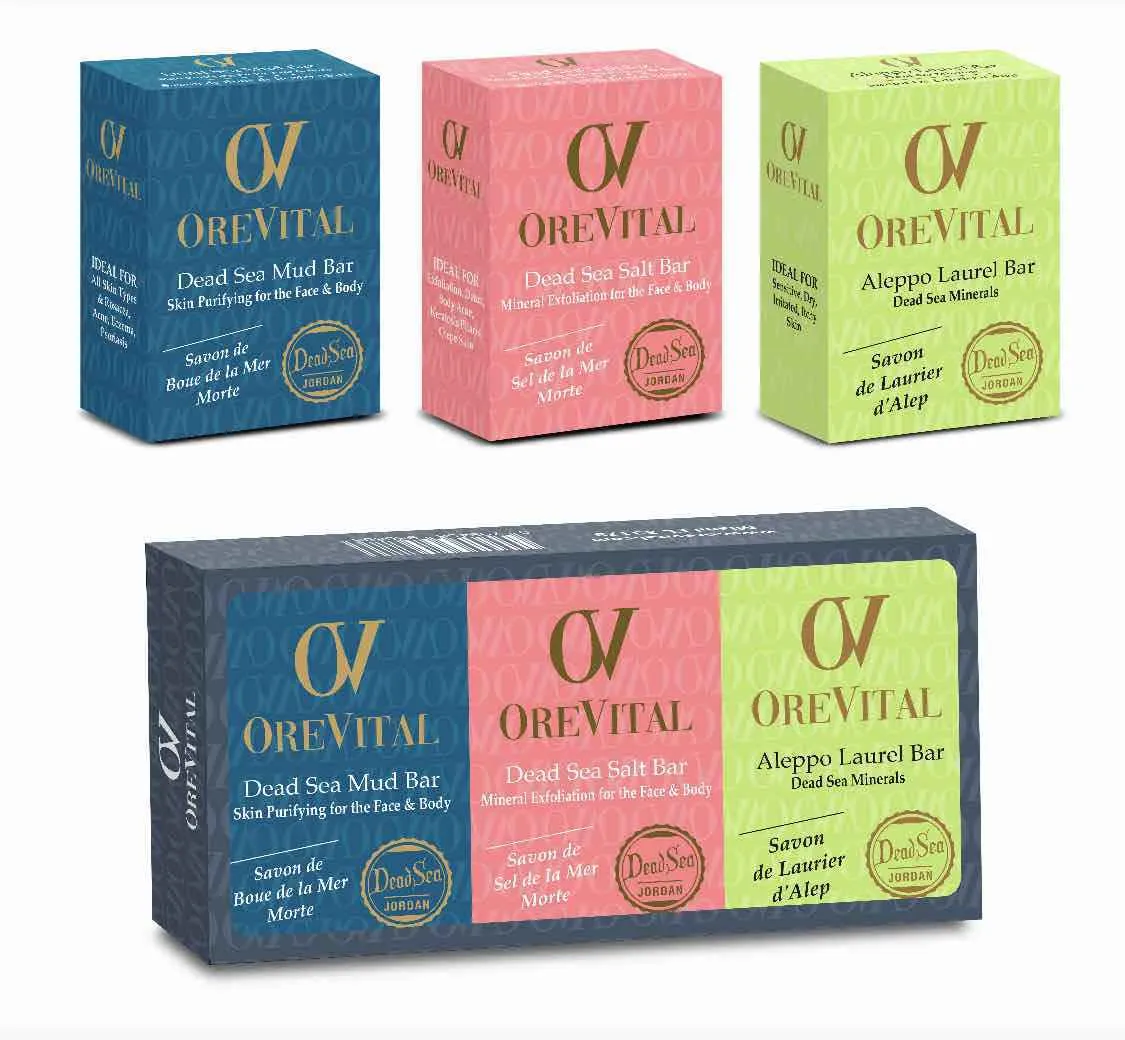 Orevital Trio Variety Mineral Soaps