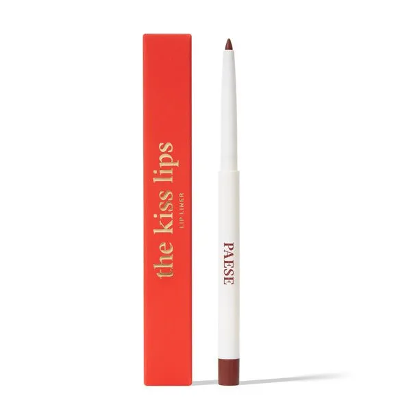 PAESE THE KISS LIPS SET - Liquid Lipstick & Lip Liner - 04 Rusty Red