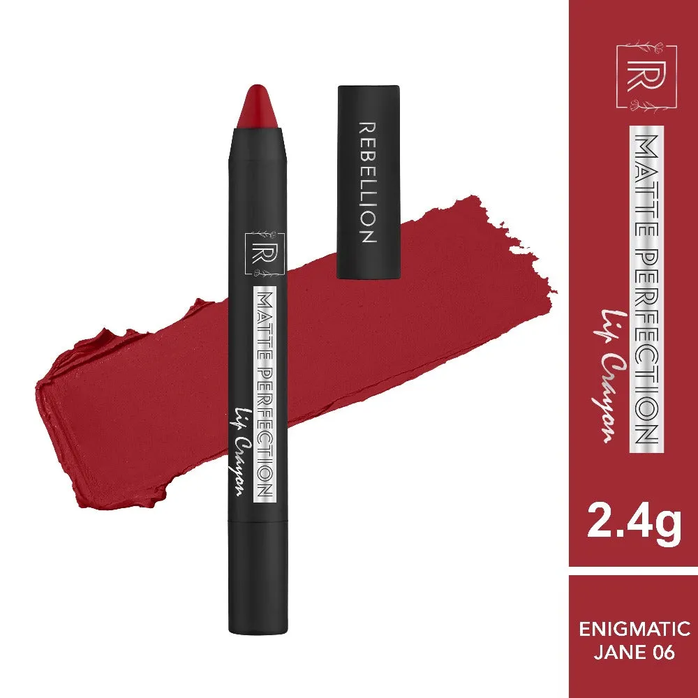 Rebellion Matte Perfection Lip Crayon