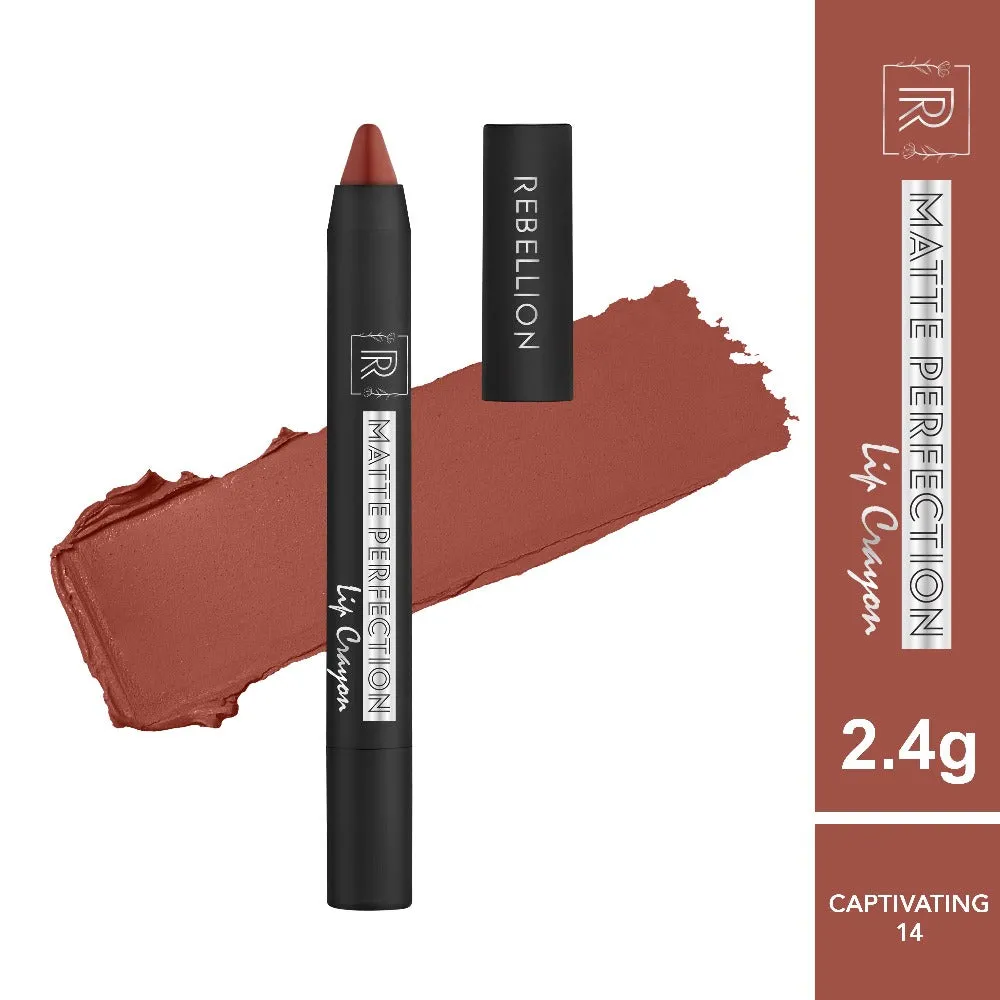 Rebellion Matte Perfection Lip Crayon