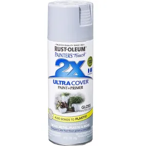 Rust-Oleum Painter's Touch 2X Ultra Cover Gloss Winter Gray Paint Primer Spray Paint 12 oz