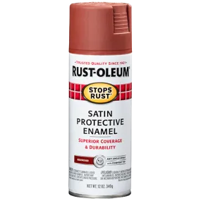 Rust-Oleum® Protective Enamel Spray Paint Satin Redwood