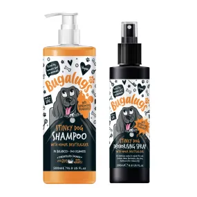 Stinky Dog Shampoo & Deodoriser Dog Grooming Bundle