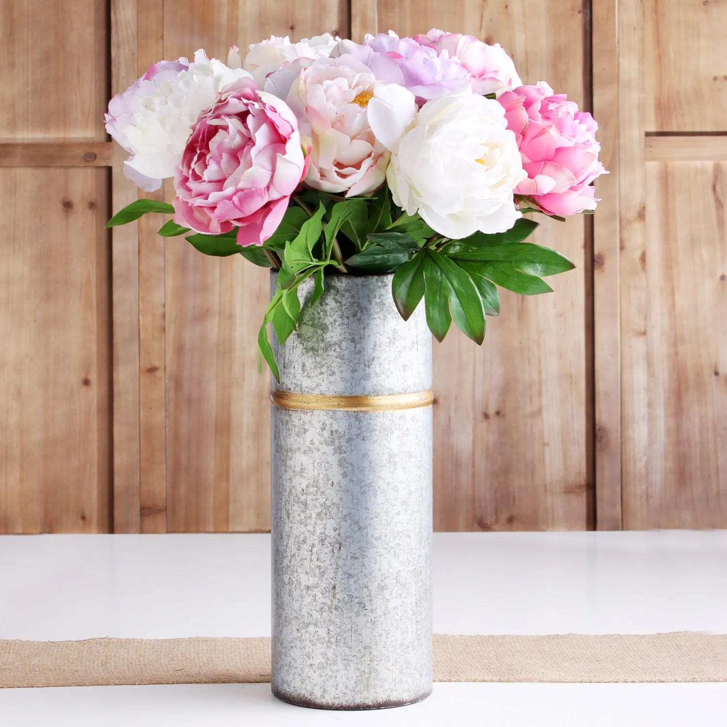 The Perfect Peony Real Touch Forever Flower 22" Stem - Blush