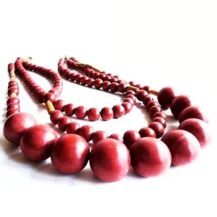 Triple Desert Blush Necklace