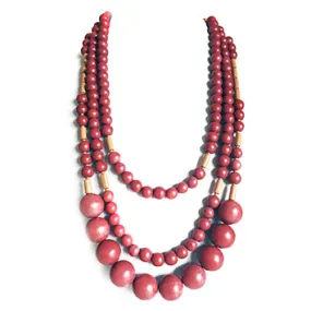 Triple Desert Blush Necklace