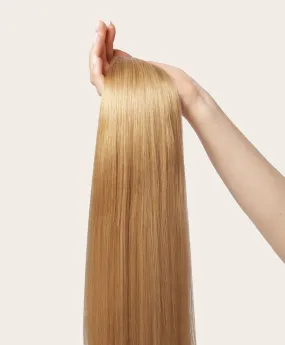 Warm Blonde, 20" Seamless Clip-In Hair Extensions, #27A | 180g